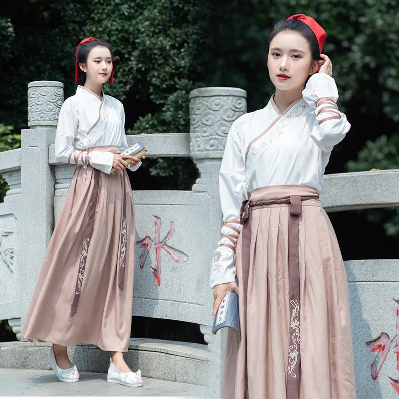 Ropa tradicional antigua CP Hanfu para parejas, vestido Hanfu elegante de estilo chino bordado, espadachín de la dinastía Han, disfraz de Halloween