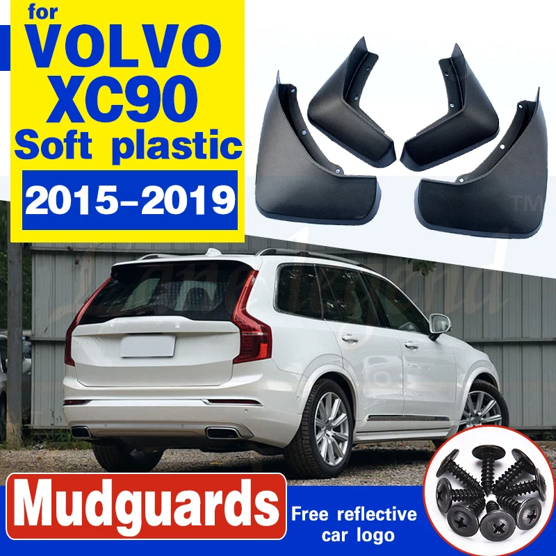 OEM Fitment Front Rear Molded Car Mud Flaps For VOLVO XC90 2015 2016 2017 2019 Mudflaps Splash Guards Mud Flap Mudguards Fender