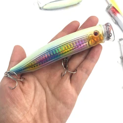 12cm/29g Luminous Saltwater Trolling Topwater Hard Lure Popper Bait Floating Lure Bass Crankbaits Isca Artificial Fishing Tackle