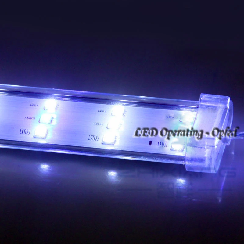 high class Crystal led aquarium light,Royal Blue aquarium lamp double catch tank wall for fish tank light, aquarium led lighting