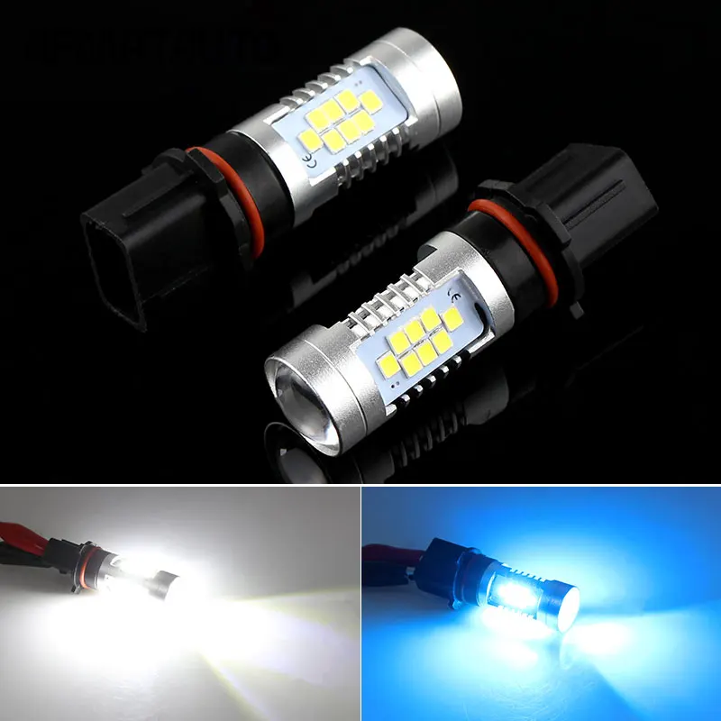 2Pcs P13W Bulb PSX26W SP13W SH24W 15W LED Fog Daytime Running Light For Skoda Yeti 5L 508 For Audi A4 B8 (CA219x2)