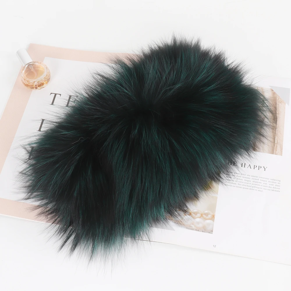 Natural Warm Fox Fur Headband New Women Winter Fashion Real Fox Fur Scarf Good Elastic Knitted Genuine Real Fox Fur Ring Scarves