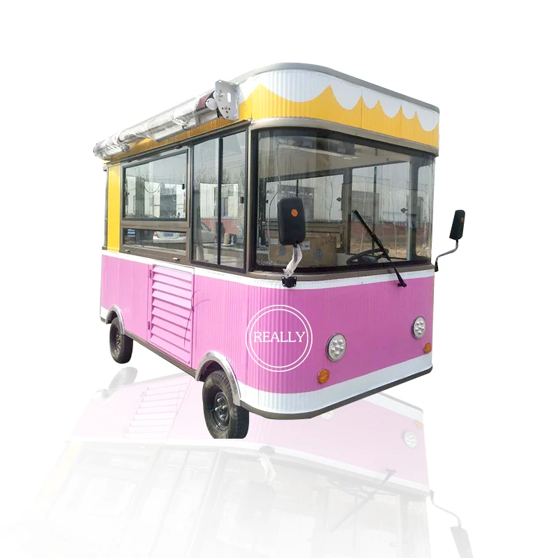 Remolque de camión de comida, carrito de cocina, carrito de helado de comida rápida, remolque de Catering, carrito de comida móvil en venta