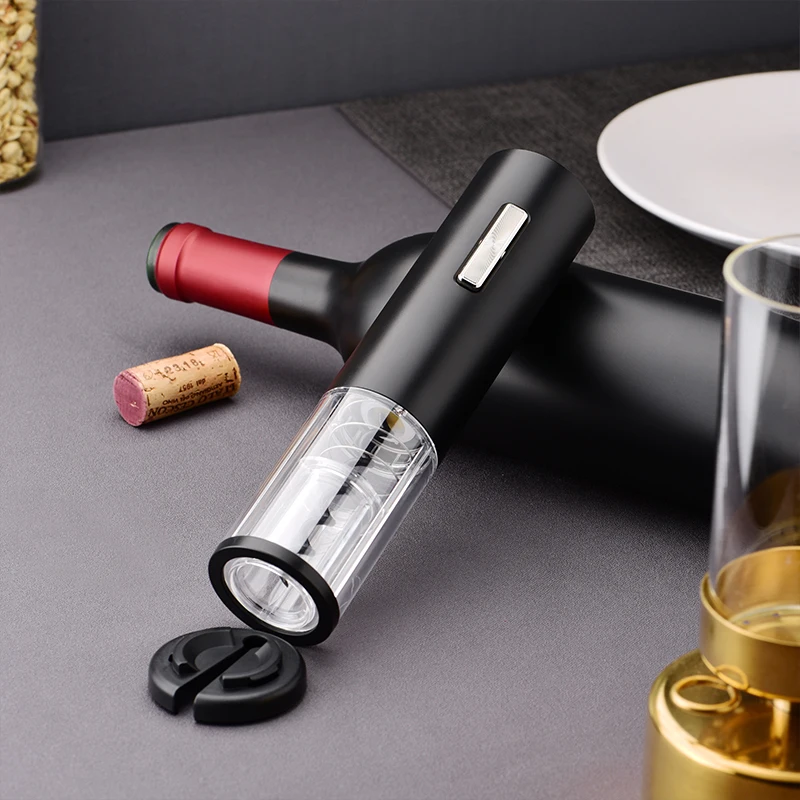 

Automatic Red Wine Opener Rechargeable Electric Corkscrew Wine Bottle Opener With Foil Cutter With USB Cable Kitchen Bar Tool