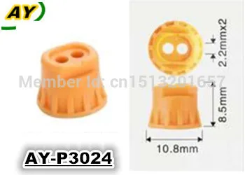 200pieces/set 10.8*8.5*2.2mm  good quality fuel injector plastic cap,insulating cap for AY-3024