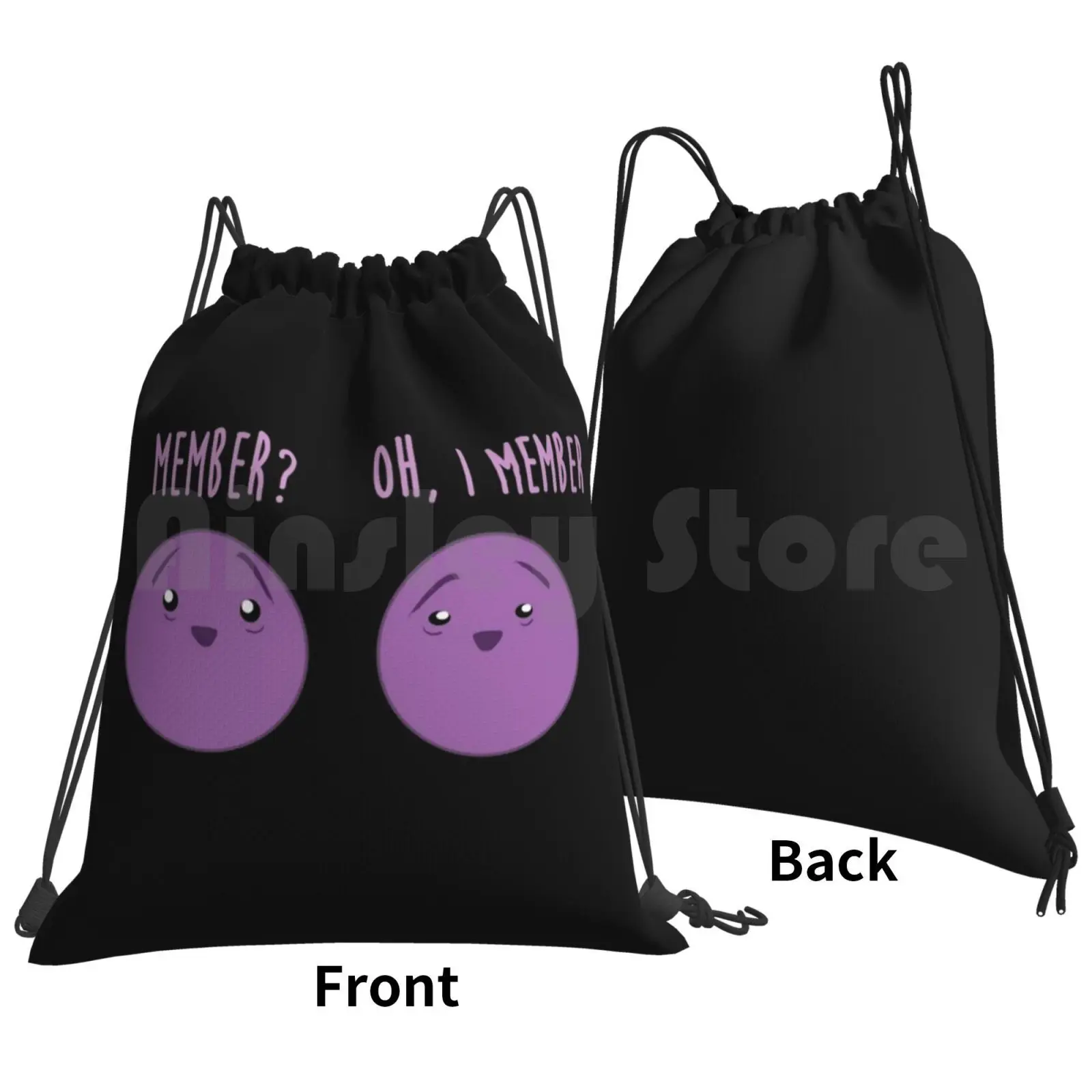 Member Berries : Member ? Oh , I Member Backpack Drawstring Bags Gym Bag Waterproof Eric Cartman Cartman Idea Funny Eric