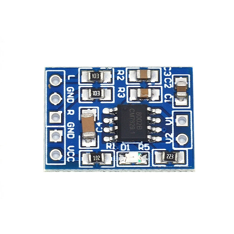 Mini HXJ8002 Audio Power Amplifier Board Module BTL Audio Amplifier Module 3W Mono Channel Voice Low Noise 2.0-5.5V For Speaker