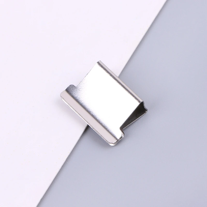 50pcs Metal Paper Clipper Refill Document Clip Photo Tickets Notes Letter Folder 