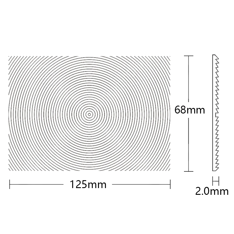 Fresnel lens 125x68mm F220mm  5.7\