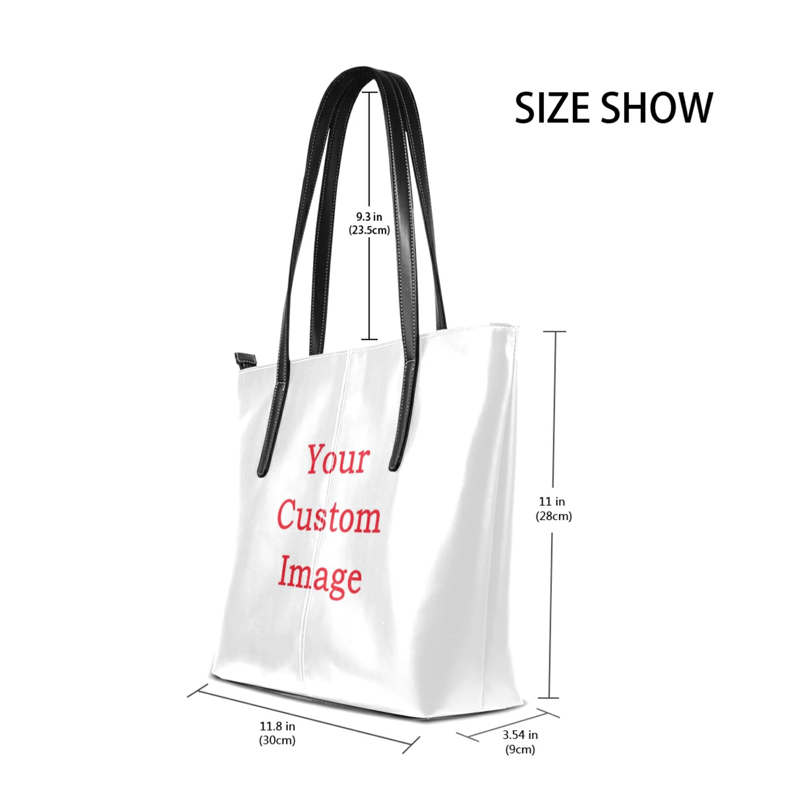 Personalized Custom PU Leather Luxury Women Shoulder Bag Handbag Large Capacity Design Fashion Ladies Shopping Tote Beach Bag