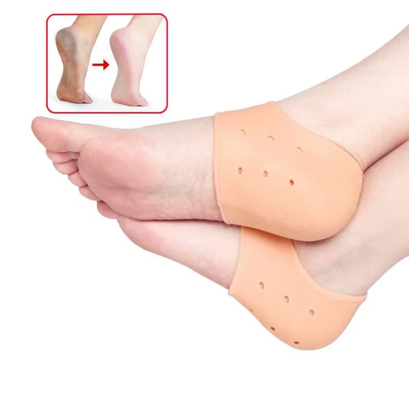 Silicone Heel Protector For Feet Silicone Gel Heel Cups Hielspoor Penny For Heels  Plantar Fasciitis  Gel Insoles Silicone Socks