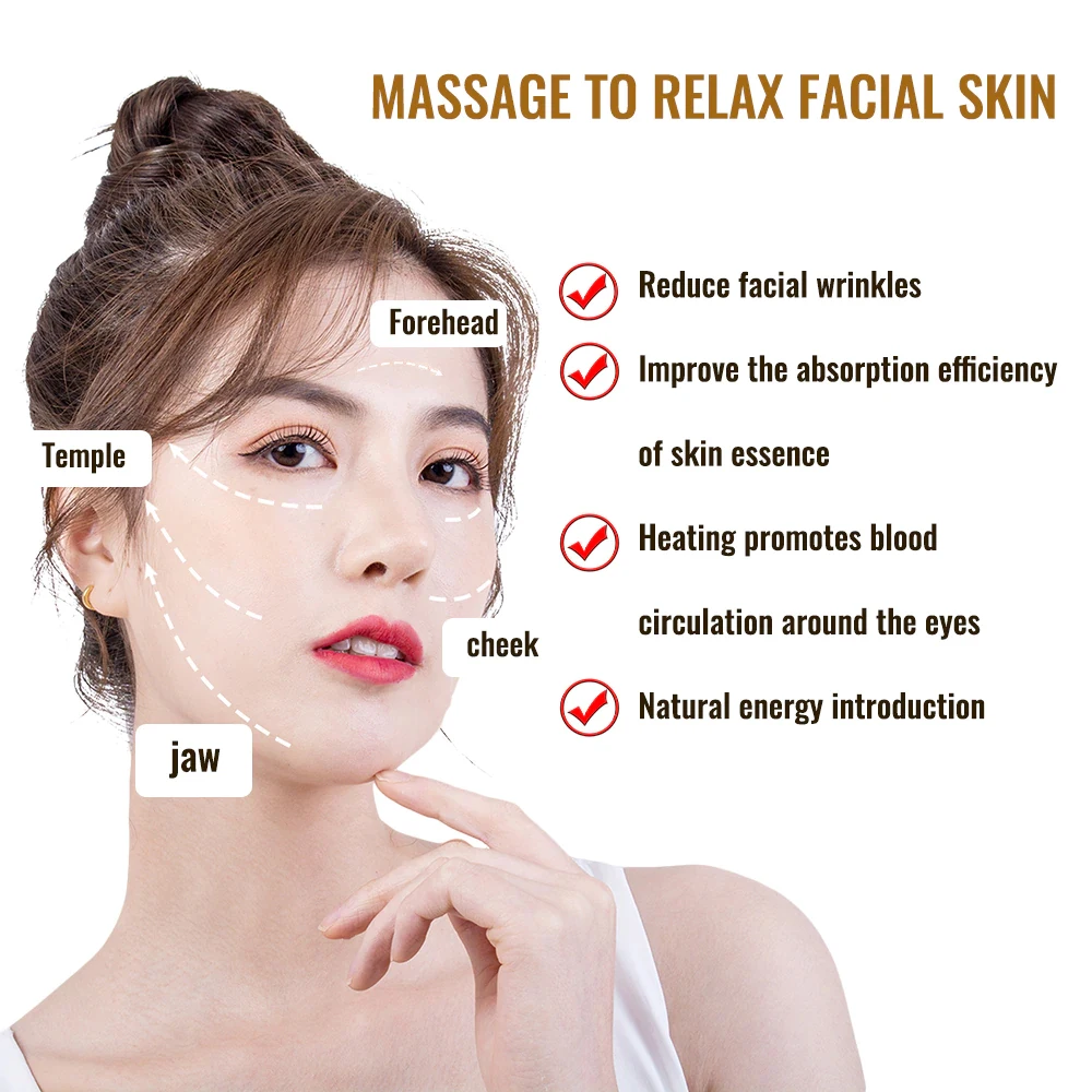 Natural Hot Stone Needle Electric Beauty Eye Pencil Anti Eye Bag Anti Wrinkles Remove Dark Circles Eye Massage Relaxation Tool view 6