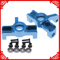 2pcs machined alloy Steering arm hub carrier for rc hobby model car 1-14 Wltoys 144001 buggy option hop-ups parts