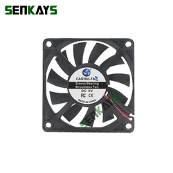 7010 70MM 70*70*10MM DC 5V 12V 24V Ultra-Thin USB Cooling Fan Comptuter CPU Cooling Fan Laptop Cooling Fan 2pin