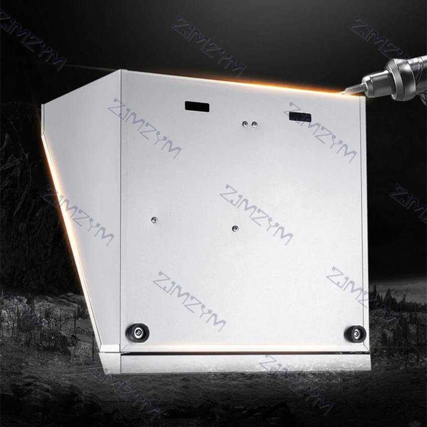 الجانب المصغر شفط مجموعة هود الفولاذ المقاوم للصدأ لوحة معلقة المنزلية التهوية 400 مللي متر المطبخ العادم طباخ اغطية 220 فولت