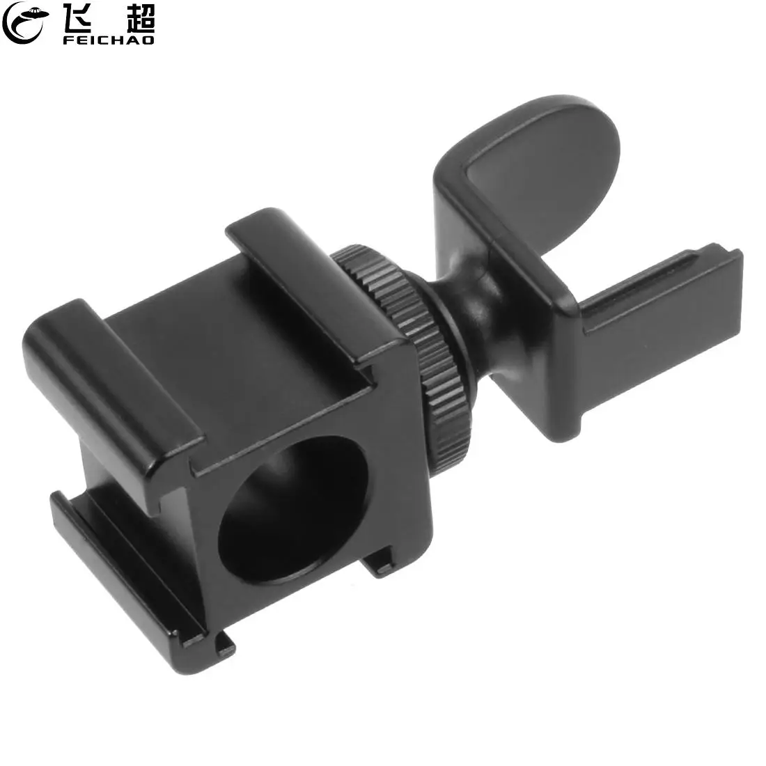 

FEICHAO Triple Hot Shoe Mount Gimbal Mic Light Adapter Extension Mount Bracket 1/4 Screw for DJI Osmo Pocket 2 Handheld Gimbal