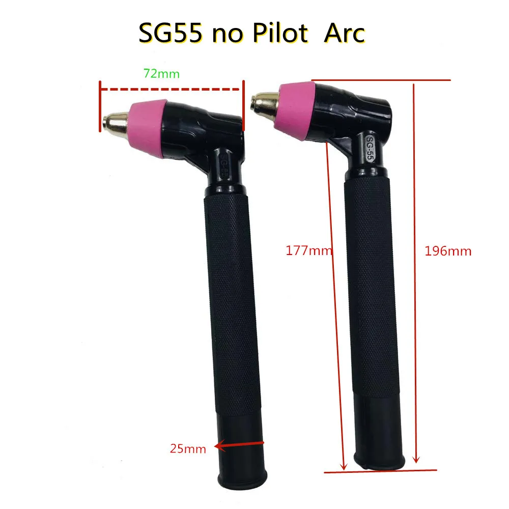 Professional AG60 Torch SG55 Torch Plasma Cutter Gun with/without Pilot Arc Plasma Torch 60A Plasma Cutting Torch