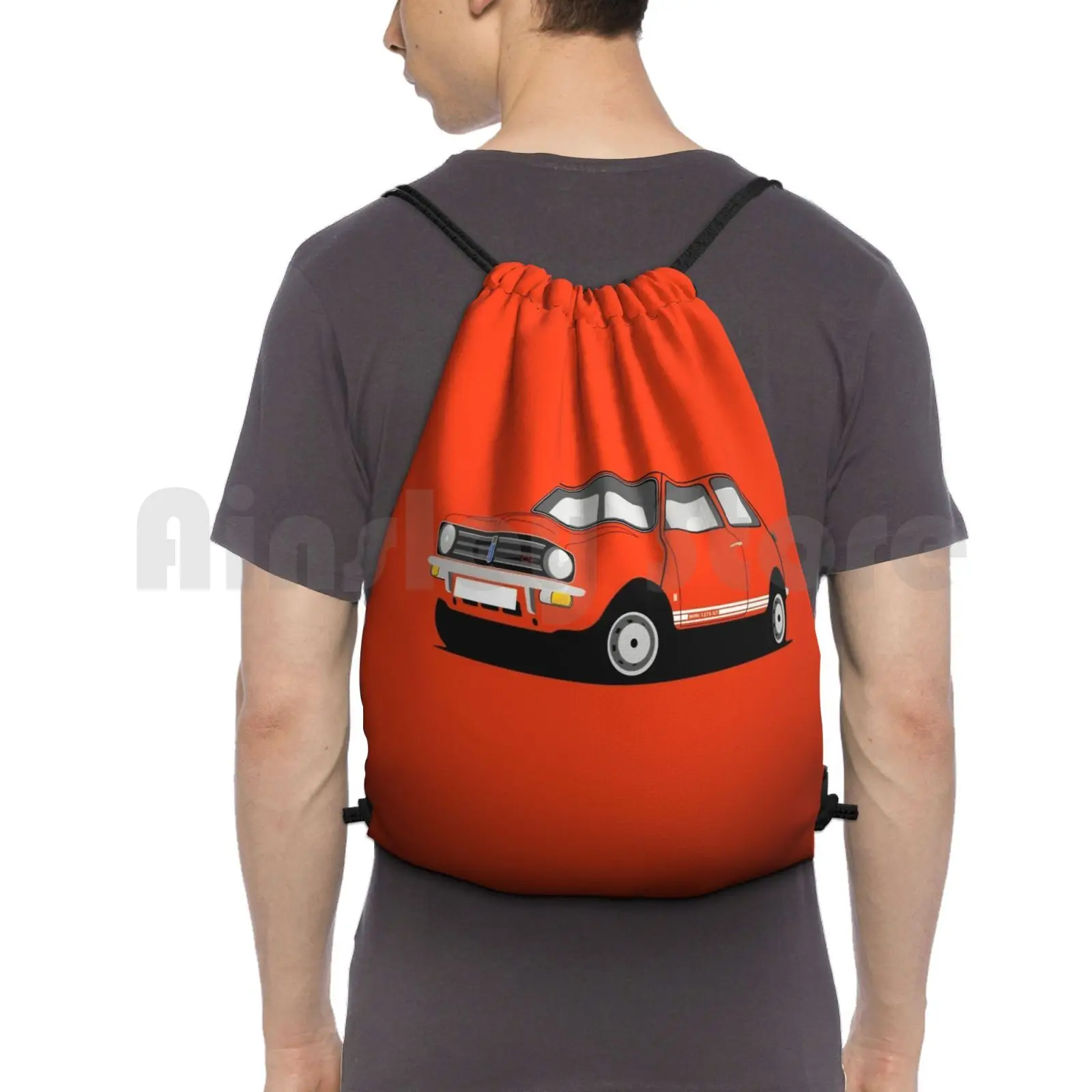 Classic Mini Clubman 1275 Gt Backpack Drawstring Bags Gym Bag Waterproof Classic Mini Clubman 1275 Gt Petrol Cc Inline 4