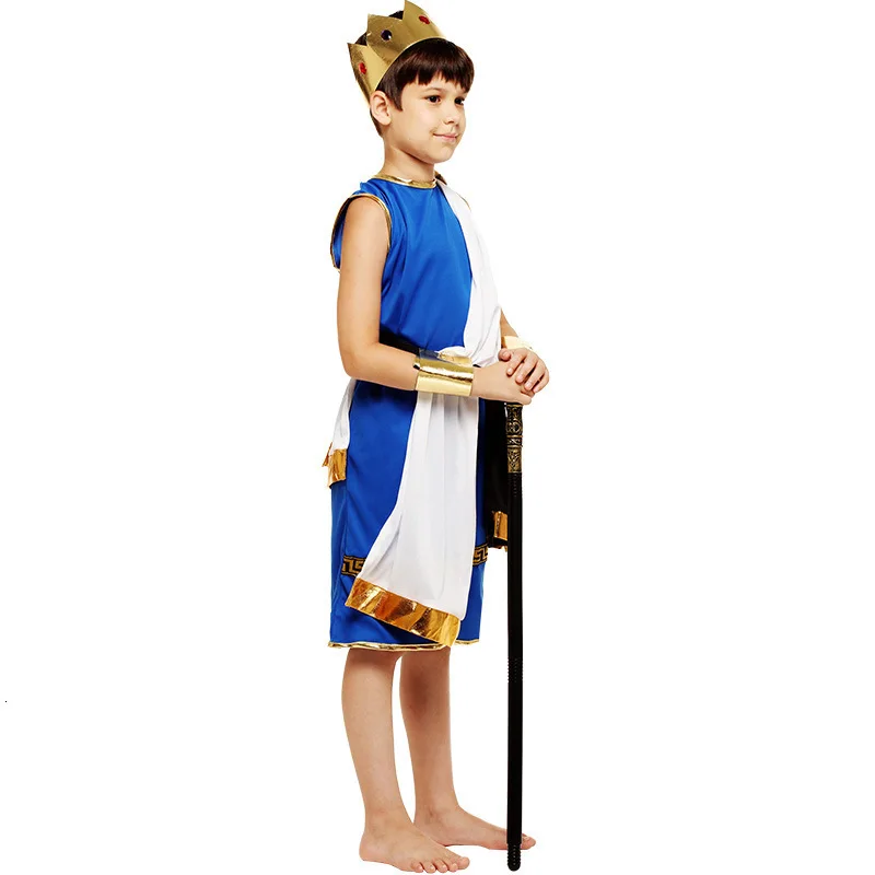 Lễ Hội Hóa Trang Halloween Trang Phục Cho Bé Trai Vua Thần Zeus Trang Phục Con Giả Tưởng Cosplay Quần Áo Đầm Cùng Nhau