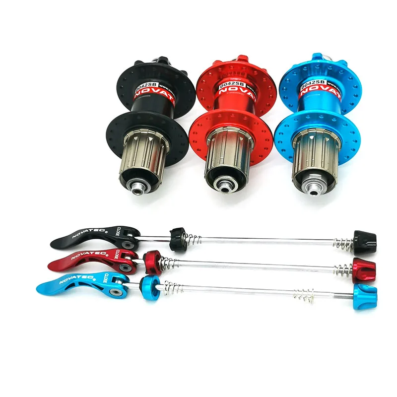 NOVATEC D041SB D042SB 28-36H disc brake Hubs MTB Mountain Bike 4 sealed Bearing Hub with Bicycle Quick release 100/135mm