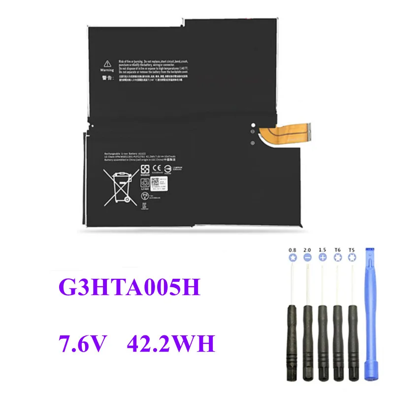 MS011301-PLP22T02 노트북 표면 PRO 3 1631 G3HTA005H G3HTA009H 1577-9700 7.6V 42.2Wh