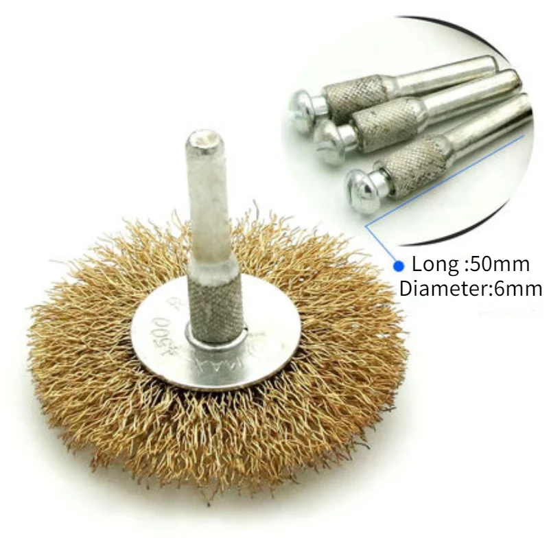 Metal Rust Removal Wire Wheel/Steel Wire Polishing  Wheel/Mini Rust Removal Polishing Brush Set/Electric Drill Wire Brush Set