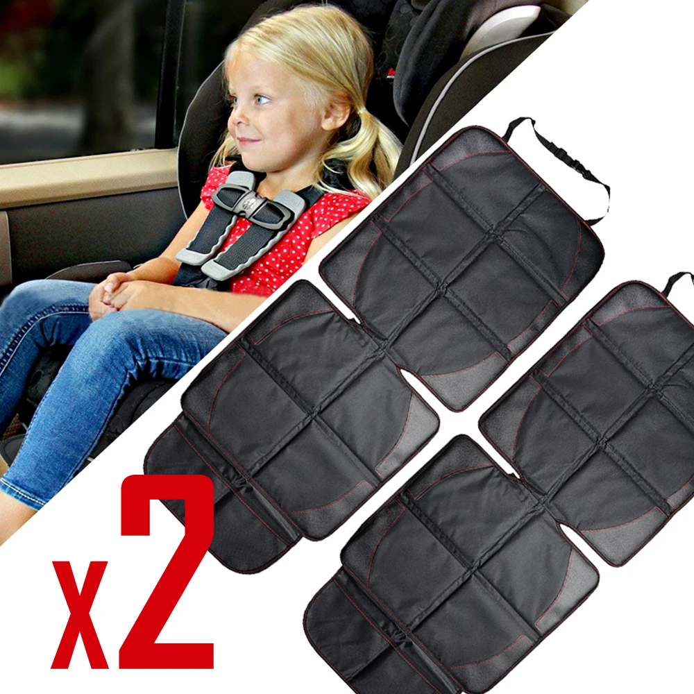 

Car Seat Cover Child Children Kids Safety Seat Protective Sheet Mat Pad Auto Baby Seat Protector Pet Dirt Kick Mat Organizer BLK