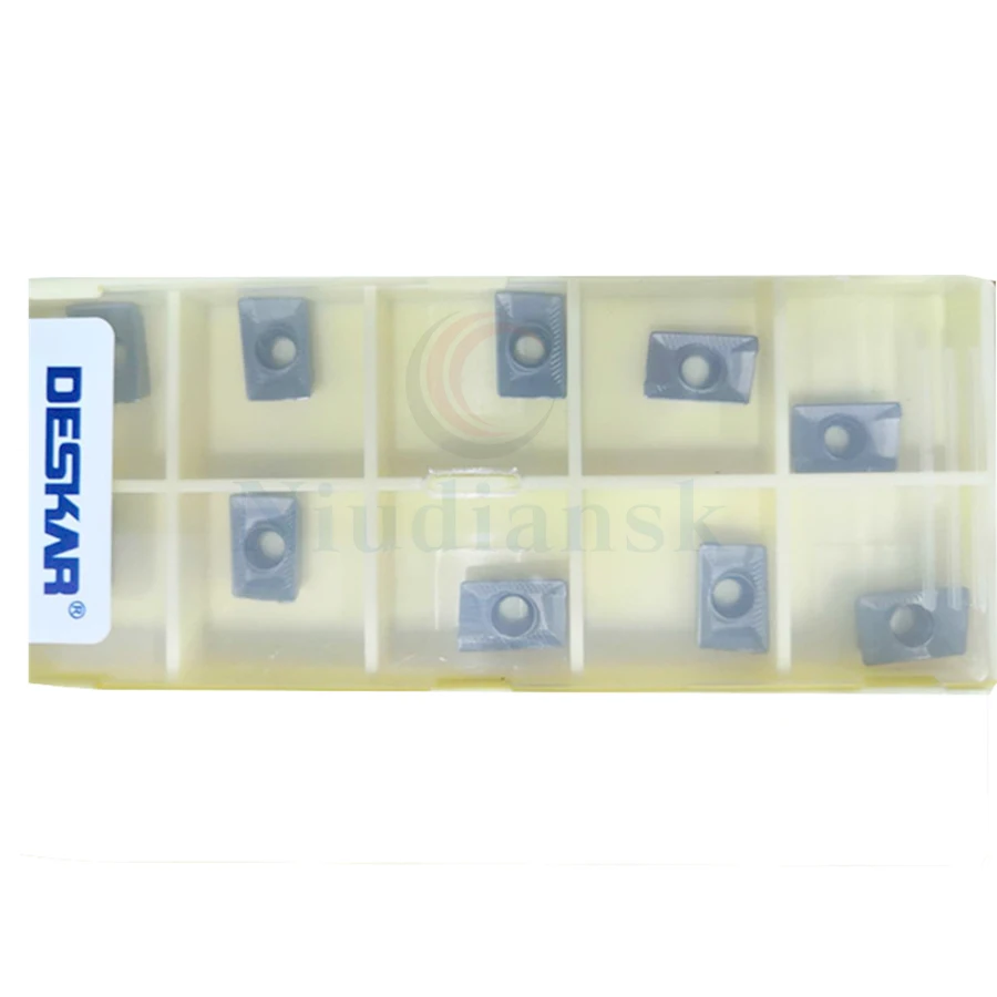 10pcs APKT1003PDTR LF6018 CNC lathe tool Cemented carbide milling blade finishing Milling cutter tool Processing stainless steel