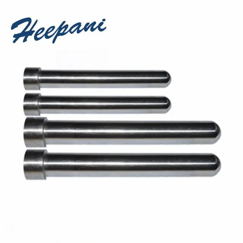 2pcs 25 / 30 Round head SUJ2 steel plastic mold fitting slider angle pins guide pins rod straight punch pin guiding post