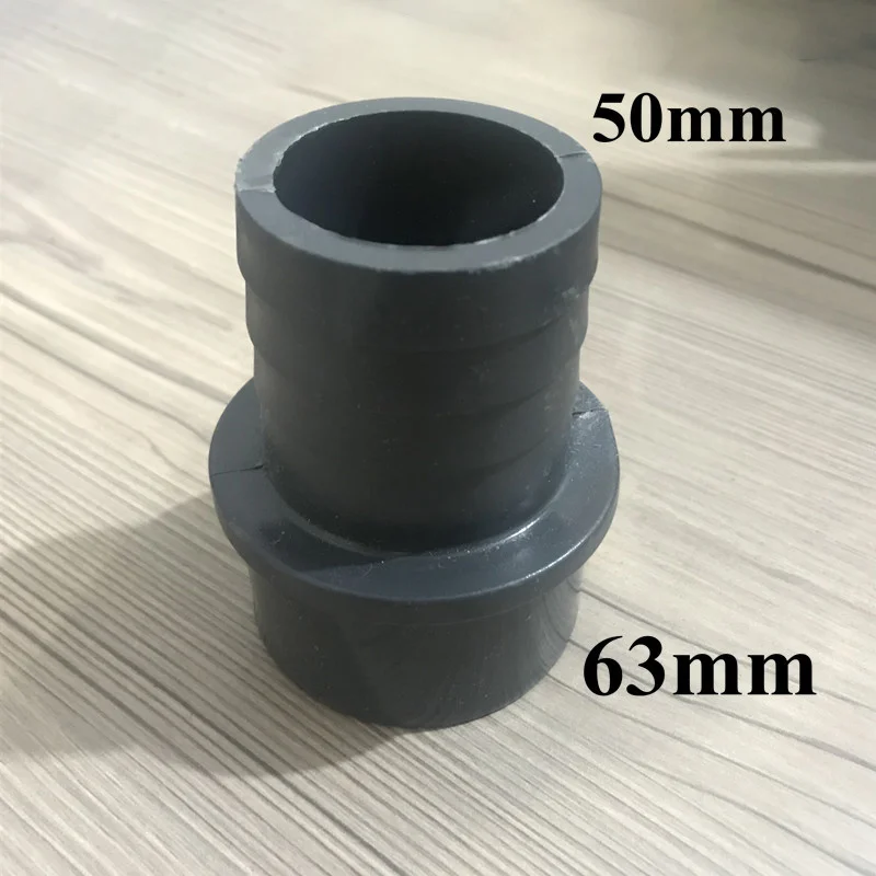 Wtyczka OD40mm do 63mm węża złącze szybkie złącze sztywna rurka z tworzywa sztucznego pagody wspólnego rura Pvc Adapter do nawadnianie ogrodu 1 sztuk