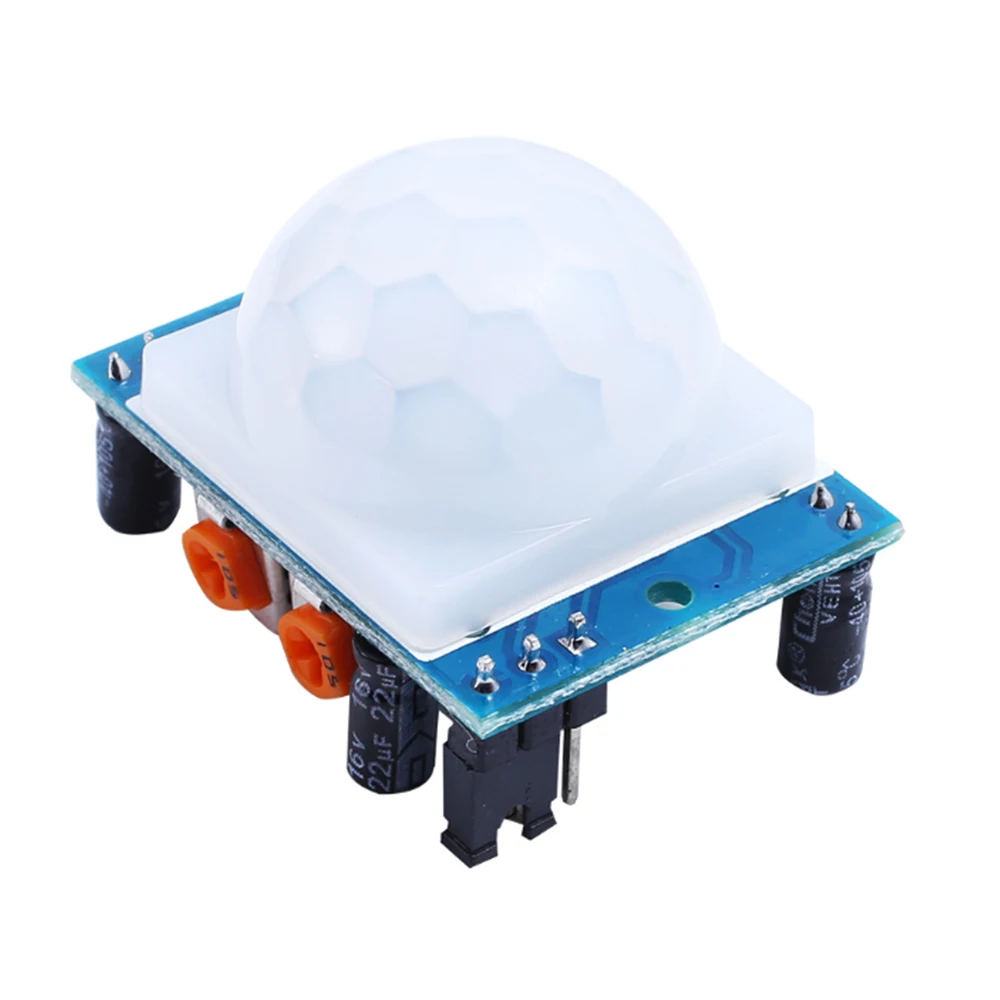 10Pcs HC-SR501 Ir Pyro-elektrische Infrarood Pir Sensor Bewegingsmelder Module1