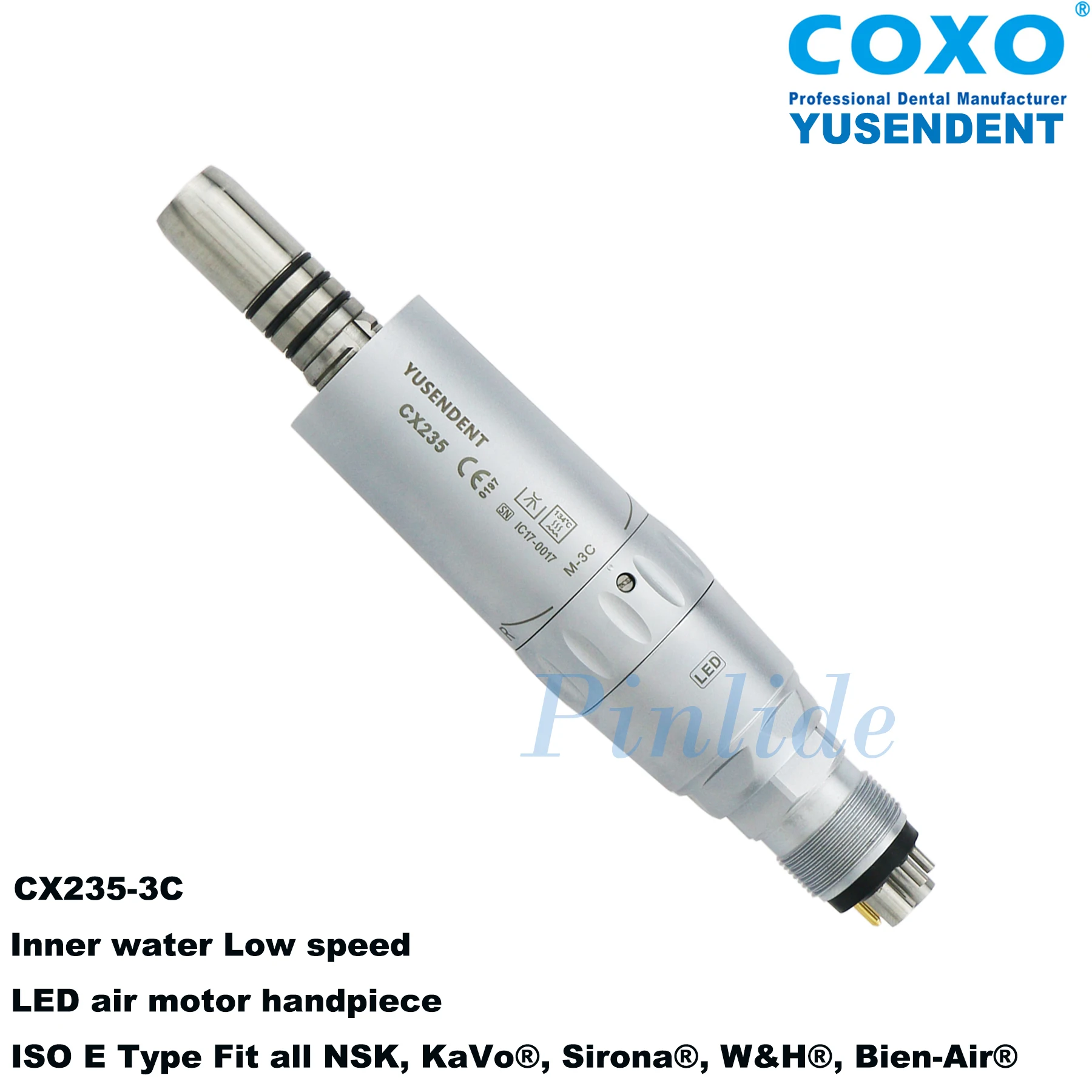 COXO Dental 1:1 Fiber Optic Low Speed Air Motor Handpiece Fit NSK KAVO CX235-3C