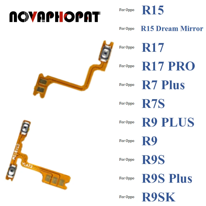 

10 шт. для Oppo R15 Dream Mirror R17 PRO R7 R7S R9 R9S R9S Plus R9SK гибкий кабель с кнопками включения и выключения питания