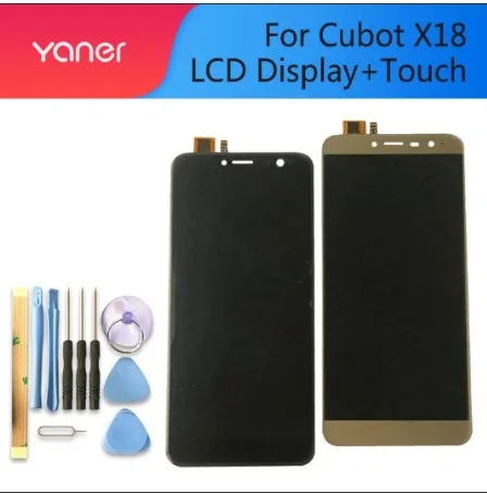 For Cubot X18 HHD57008-FPCA-VA.0 LCD Display+Touch Screen 100% Original LCD Digitizer Glass Panel Replacement For Cubot X18 vers