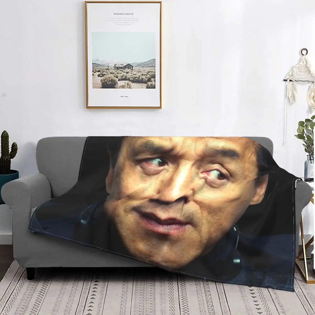 

Jackie Chan Carpet Living Room Flocking Textile A Hot Bed Blanket Bed Covers Luxury Blanket Blanket Flannel Blanket