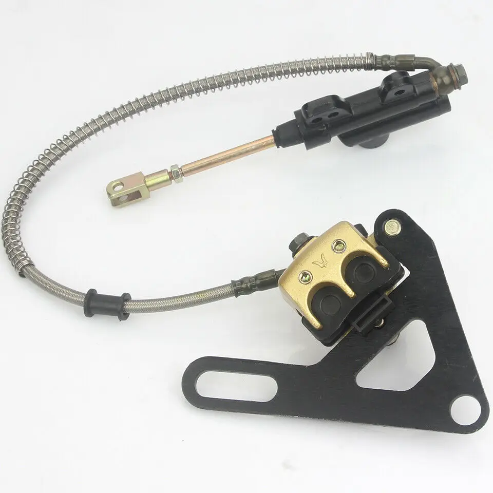 

15MM Rear Hydraulic Brake Assembly Cylinder Caliper System For 50CC-125CC CRF50 XR50 Dirt Pit Bike Accessories