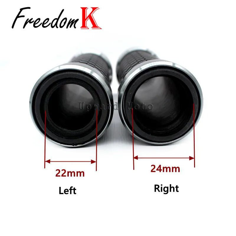 오토바이 핸들 바 그립 미끄럼 방지 핸들 바, 오토바이 핸드 그립 엔드, VERSYS 650 1000 2012-2023, 7/8 인치 액세서리