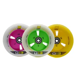 Super Worth 2 sztuk 110mm prędkość liniowa łyżwy koła materii G13 prędkości jazdy na łyżwach F1 zielony żółty różowy opona BSB wysokiej łożyska