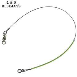 3pcs/lot 30kg-70kg fishing steel wire line 7x7 strands Trace Coating Wire Leader Coating Jigging Wire Lead Fish Jigging Line