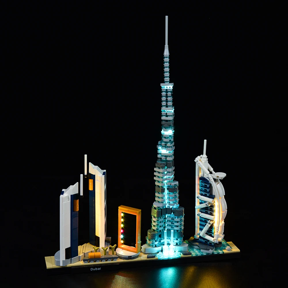 

LED Light Kit For 21052 Architecture Dubai Skyline Collection DIY Model Toys Set (Not Included Building Blocks)