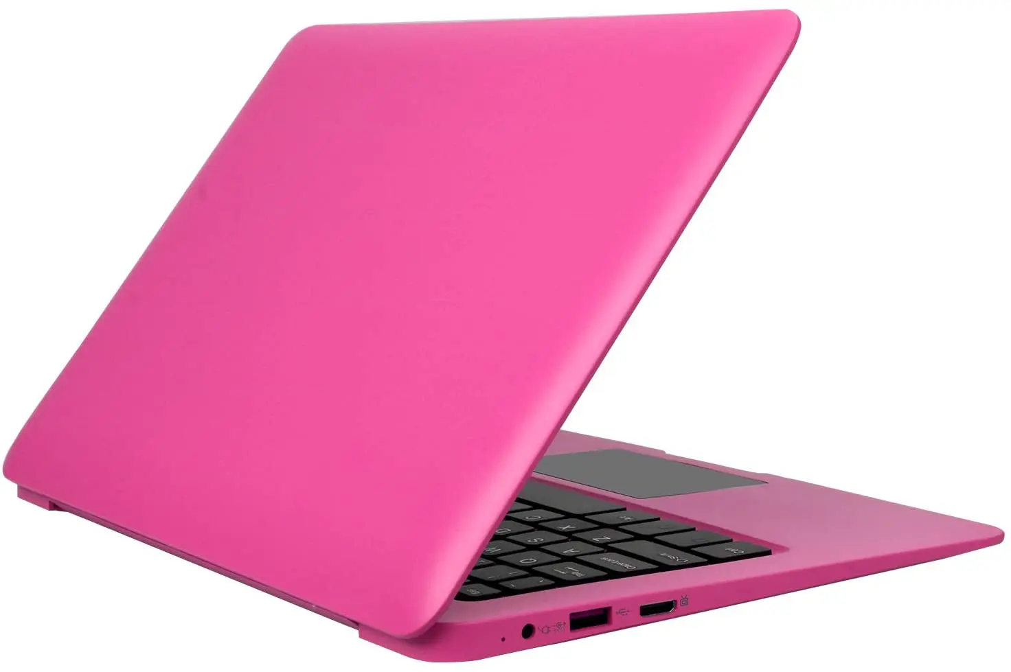 Ultrathin Windows Netbook com Windows 10 OS, novo notebook ultra fino, computador, 6GB RAM, 64GB de armazenamento, rosa, 10,1"