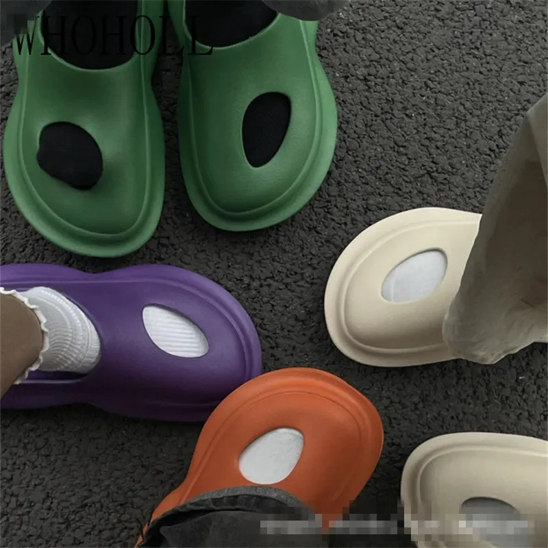 

Summer Men Slippers Quick Dry Casual Shoes Beach Sandals Non-slip Slides Massage Slippers Home Bathroom Flip Flops For Women