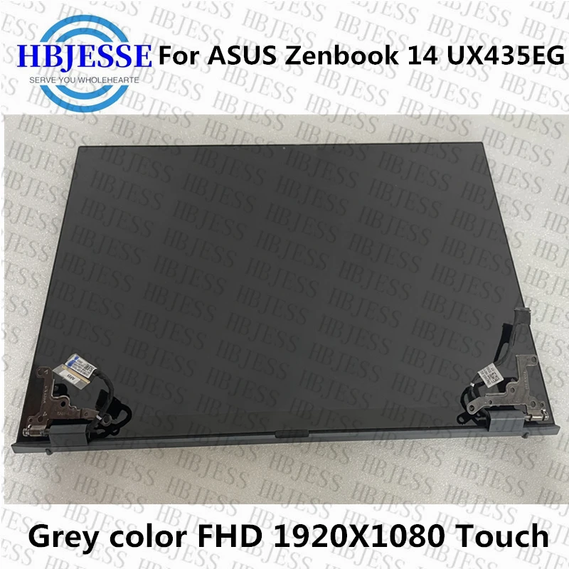 Original 14'' FHD 1920X1080 the top of laptop for Asus Zenbook 14 Ultralight UX435 UX435EG with touch LCD screen assembly