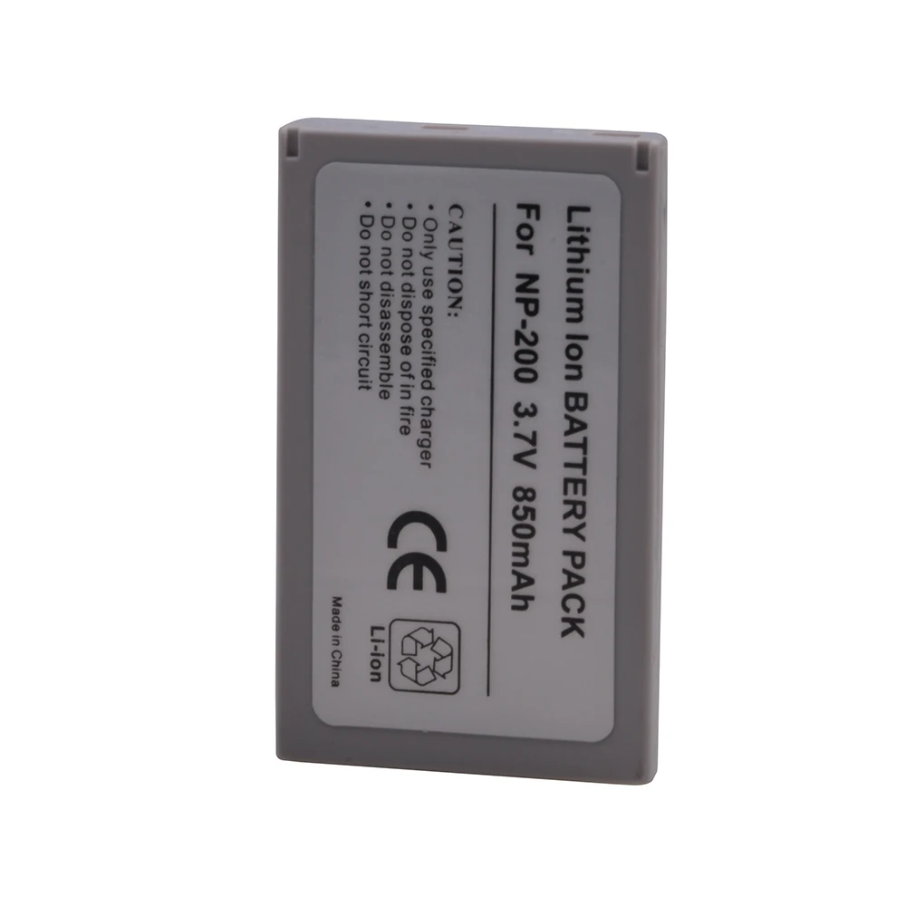 850mAh NP-200 Li-ion Bateria NP 200 NP200 Camera Battery for KonicaMinolta DiMAGE Xg X Xi Xt Biz X20 X21 Digital Parts