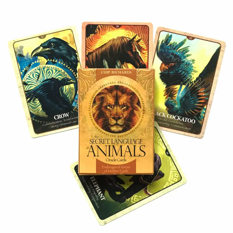 

Animals Oracle Card Tarot Cards Guidance Divination Deck Entertainment Parties Board Game 46 Card