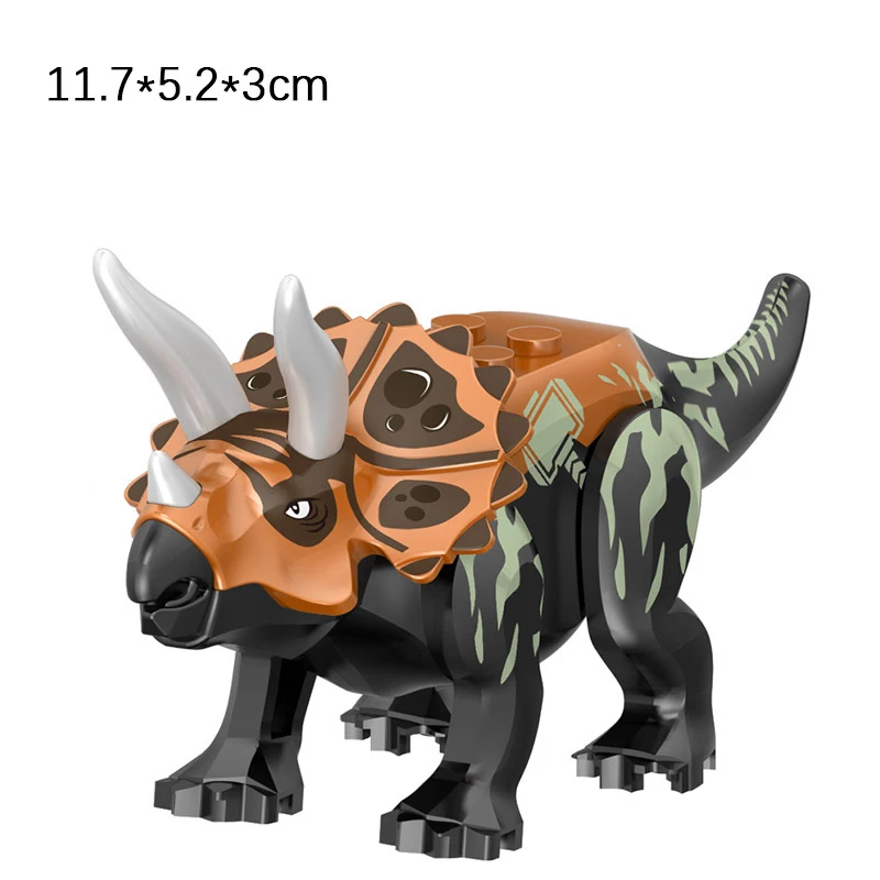 MOC Education Building Bricks Dino T-rex Compatible Blocks Dinosaurs Jurassic World Animals Toys Gift For Children Boys Kids Toy