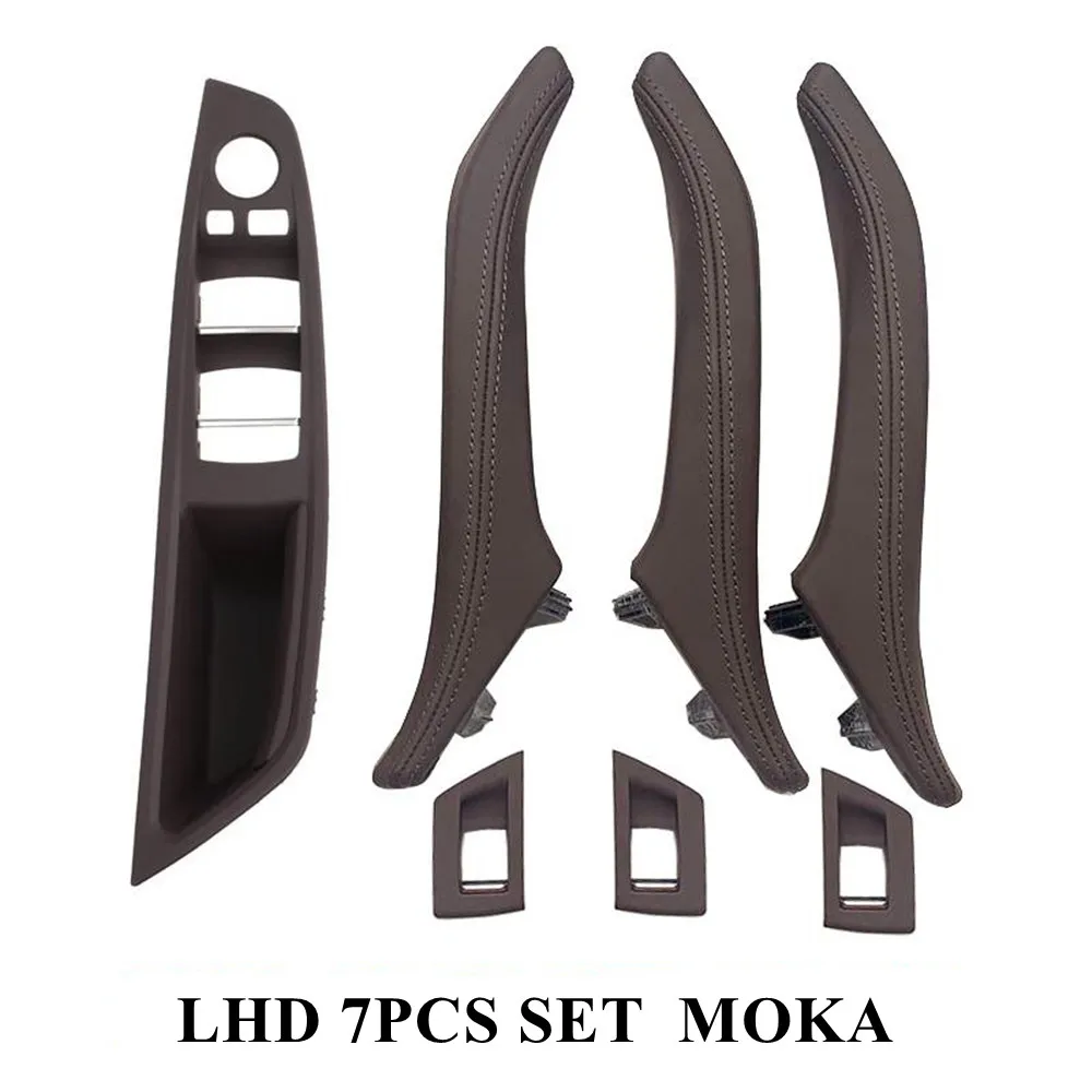 Linkslenker LHD-Leder-Innentür-Zuggriff-Montageset für BMW 5er F10 F11 F18 520 523 525 528 530 535