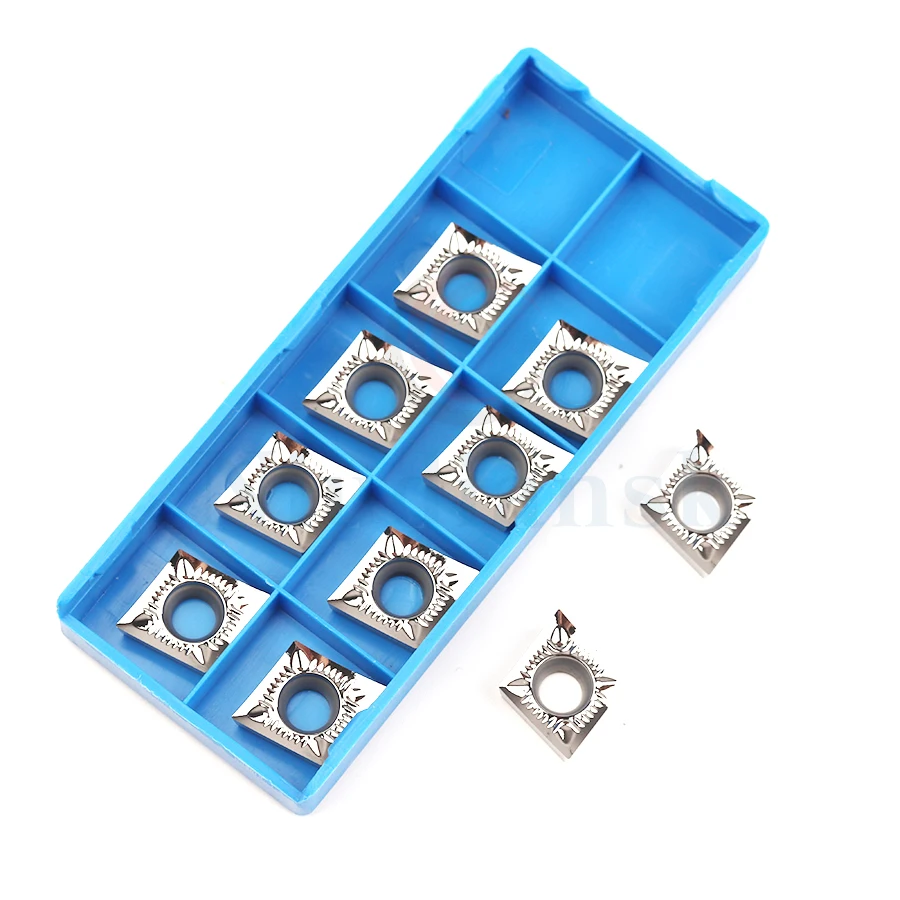 10 Chiếc CCGT120402 AK H01 CCGT120404 AK H01 CCGT120408 AK H01 Carbide Chèn Nội Bộ Dụng Cụ Xoay Tiện Bằng Máy CNC Công Cụ Biến miếng Lót