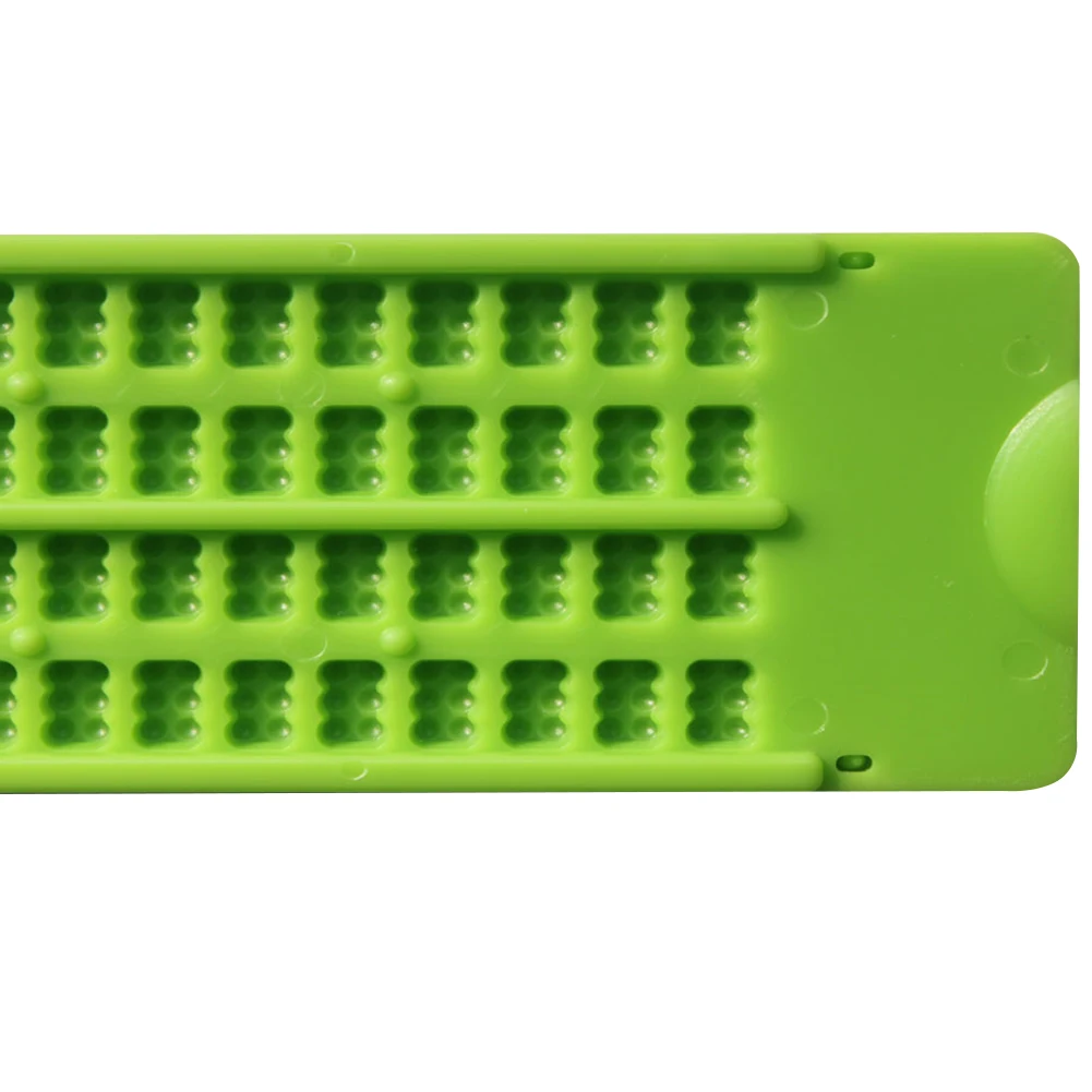 Practical Accessory With Stylus Braille Writing Slate Practice Plastic School Green Tool Vision Care Portable 4 Lines 28 Cells