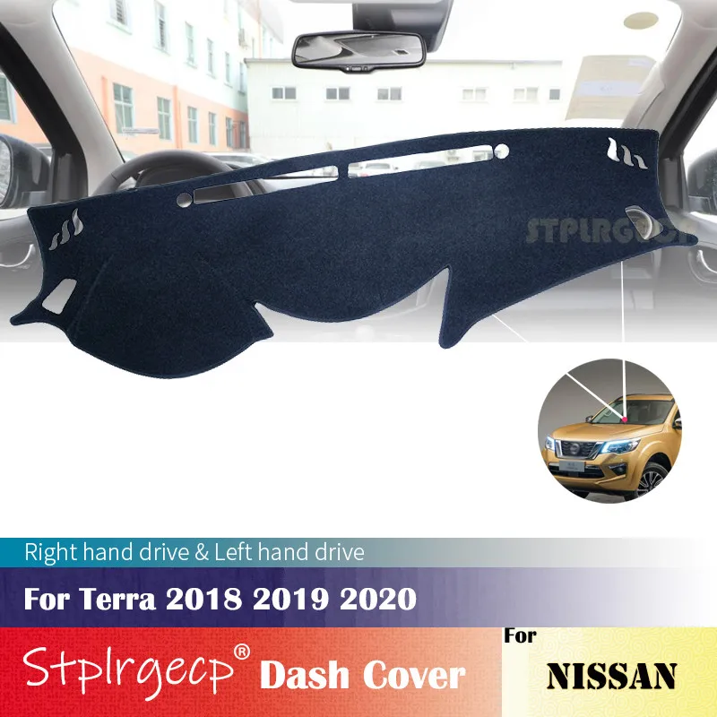 

Для Nissan Terra 2018 2019 2020 Противоскользящий чехол для приборной панели защитная накладка автомобильные аксессуары коврик от солнца
